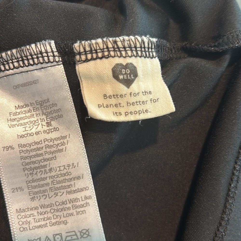 Madewell MWL Size M Black Mini Casual Athletic Dress - Picture 9 of 11